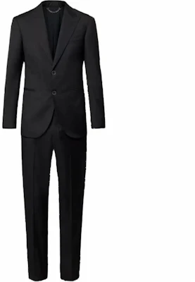 Louis Vuitton Pont SS25 Blason Monogram Black Single-Breasted Suit Set Men 1AGMQ0 Order Louis Vuitton Pont SS25 Blason Monogram Black Single-Breasted Suit Set Men 1AGMQ0