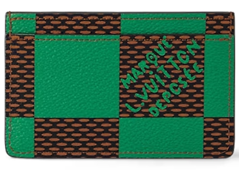 Louis Vuitton Porte Cartes Simple Damier Pop Green