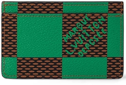 Louis Vuitton Dompet Kartu Damier Pop Hijau Buy Louis Vuitton Dompet Kartu Damier Pop Hijau