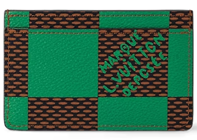 Order 루이비통 다미에 팝 그린 심플 카드 지갑 
