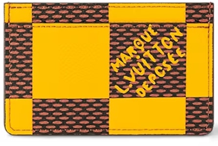 Louis Vuitton Porte Kartu Simple Damier Pop Kuning Mat Buy Louis Vuitton Porte Kartu Simple Damier Pop Kuning Mat