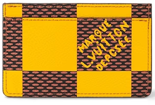 Louis Vuitton Porte Cartes Simple Damier Pop Jaune Mat Order Louis Vuitton Porte Cartes Simple Damier Pop Jaune Mat