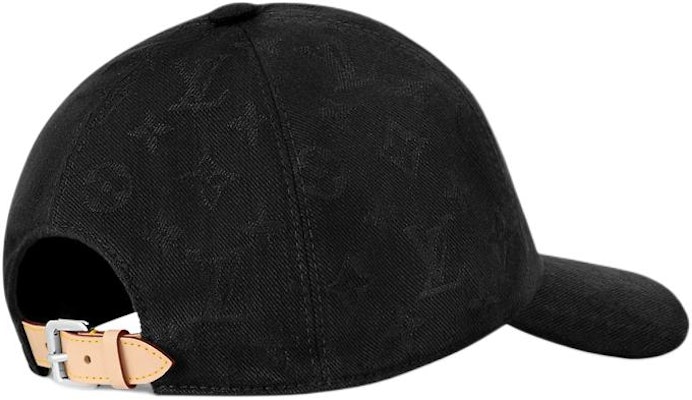 Topi Baseball Louis Vuitton Desain Print Unisex Hitam Cotton. M5381 Lookbook Topi Baseball Louis Vuitton Desain Print Unisex Hitam Cotton. M5381