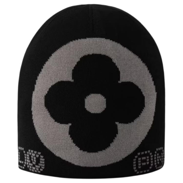 Purchase 루이비통 남성용 프린트 코튼 비니 블랙. M5226A