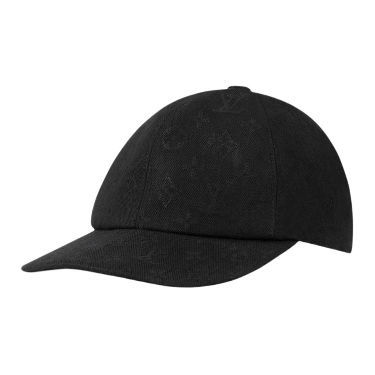 Order LOUIS VUITTON Topi Katun Desain Cetak Unisex Hitam M5381M