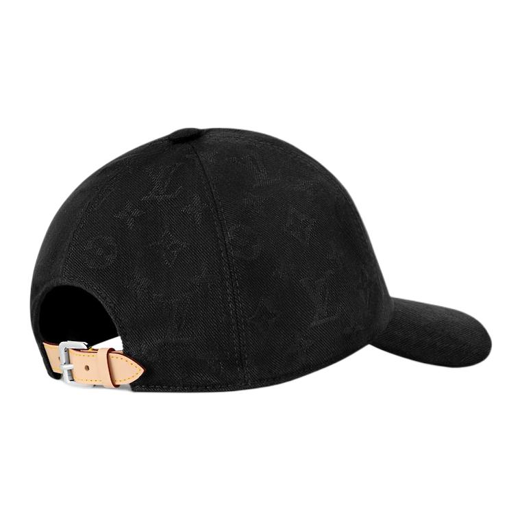 Lookbook LOUIS VUITTON Topi Katun Desain Cetak Unisex Hitam M5381M
