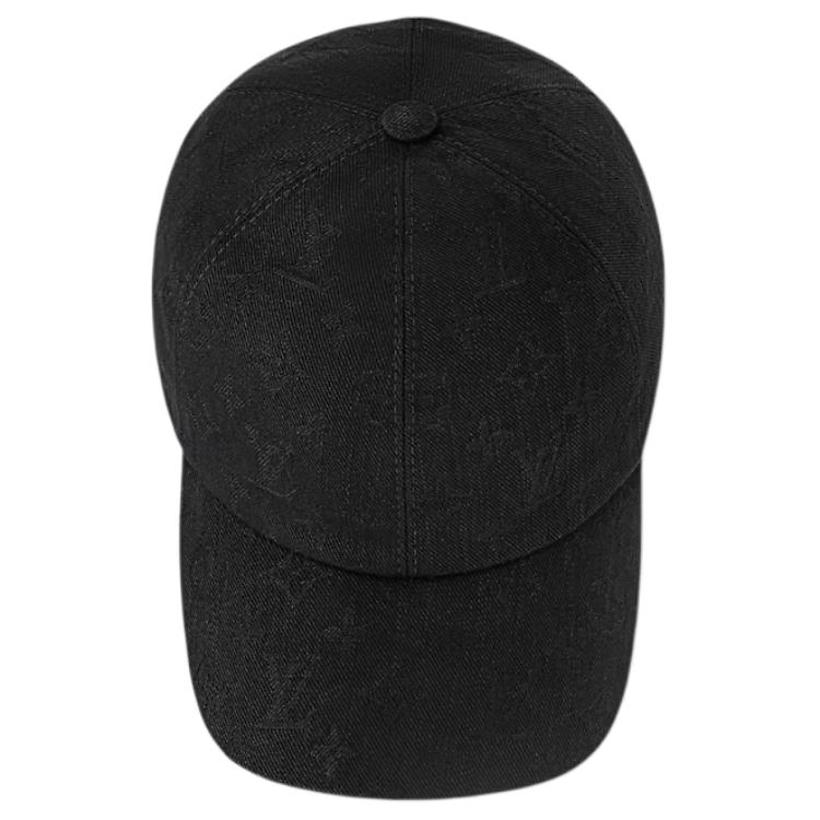 Details for LOUIS VUITTON Topi Katun Desain Cetak Unisex Hitam M5381M