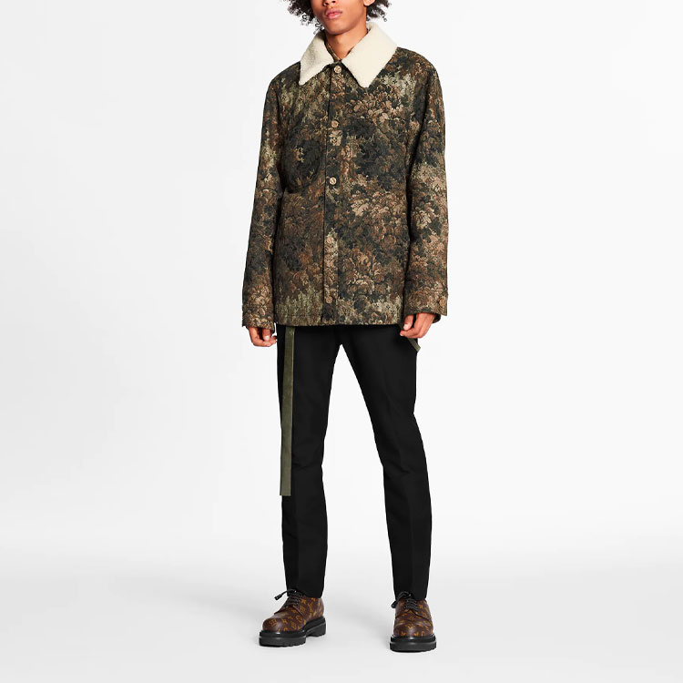 LOUIS VUITTON Printed Long Sleeve Collar Jacket Multicolor 1A8HK1 圖 3