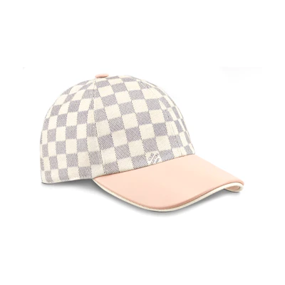 LOUIS VUITTON Purple Monogram Cotton Silk Cap Unisex Couple Style. M77785