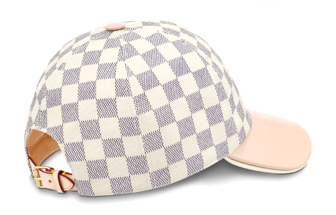 Lookbook 루이비통 퍼플 모노그램 코튼 실크 캡 유니섹스 커플 스타일. M77785