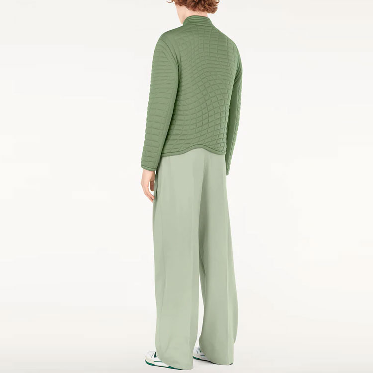 LOUIS VUITTON Quilted Jacket Twist Texture Olive Green 1A53LU 圖 4