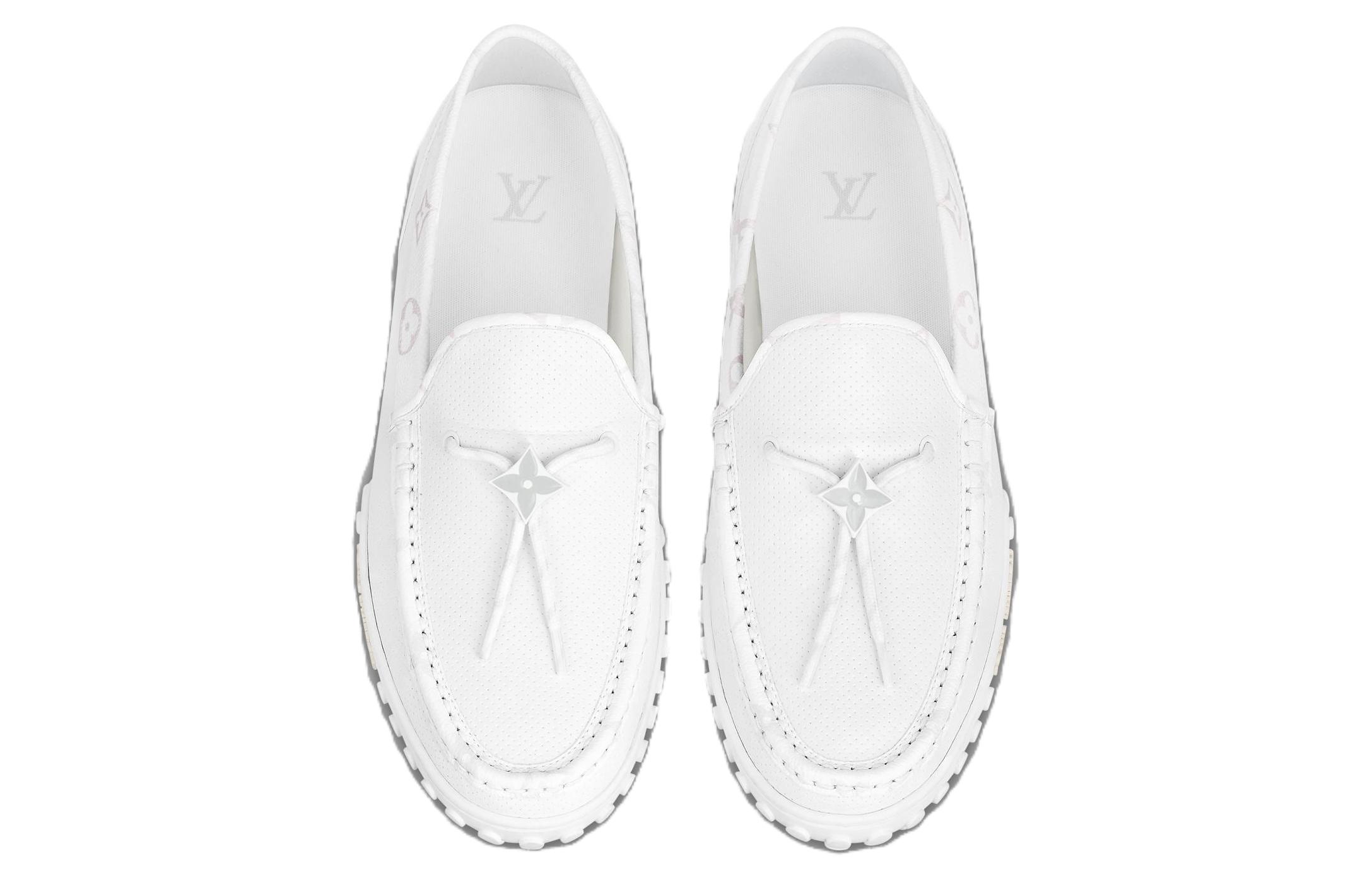 Details for Louis Vuitton Pelari 'Moccasin Putih' 1A9ZG4