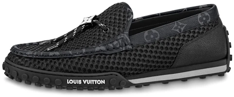 Louis Vuitton Racer Moccasins Shoes 'Black' 1AAQVV Louis Vuitton Racer Moccasins Shoes 'Black' 1AAQVV