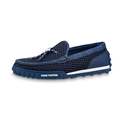 LV Racer Moccasins Shoes 'Blue'