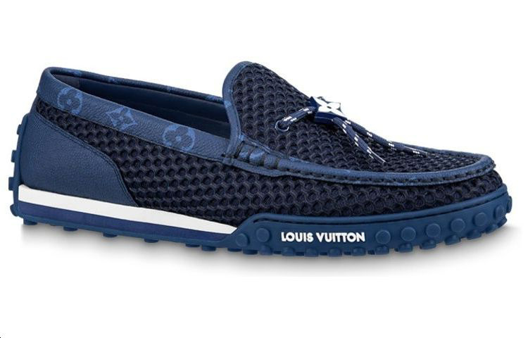 LV Racer Moccasins Shoes 'Blue' 圖 2