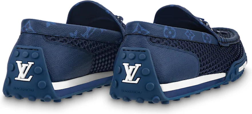 Louis Vuitton Racer Moccasins Shoes 'Blue' 1AAQWT Lookbook Louis Vuitton Racer Moccasins Shoes 'Blue' 1AAQWT