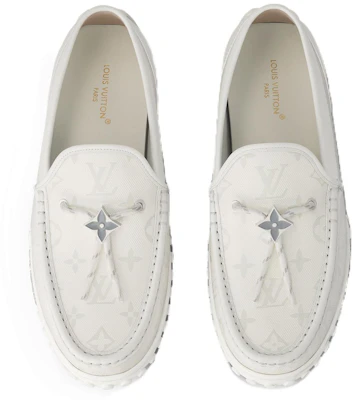 Louis Vuitton Racer Moccasins Shoes 'White Mesh Monogram' 1ABMLG Shop Louis Vuitton Racer Moccasins Shoes 'White Mesh Monogram' 1ABMLG