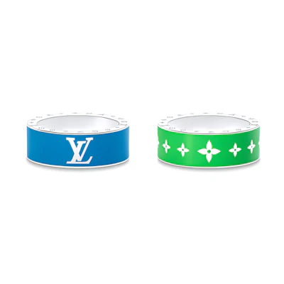 Louis Vuitton Rainbow Charms Metal Rings for Men. M00278+M00279