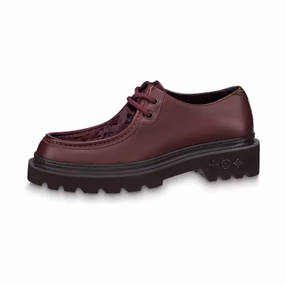 LV Ranger 'Bordeaux Embossed Leather Derby'