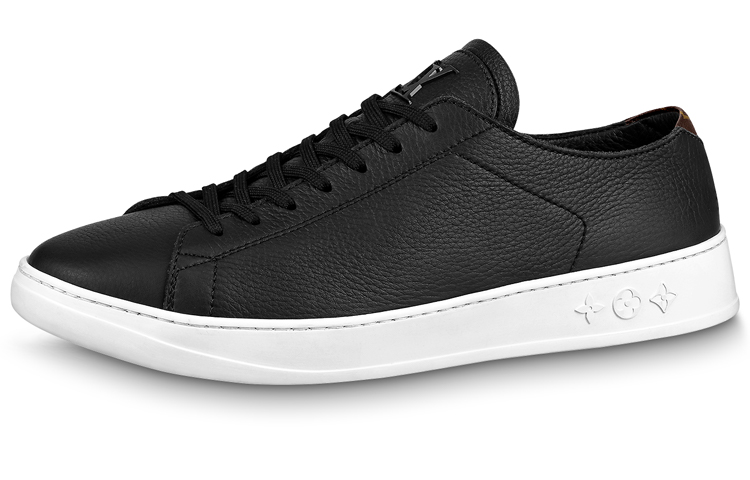 Louis Vuitton Resort Sneakers 'Black Leather' 1AA621