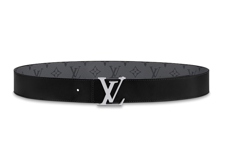 Louis Vuitton Reversible Belt Initiales Monogram Eclipse Reverse 40MM Gray 圖 3