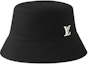 Lookbook Louis Vuitton Reversible Cotton Bucket Hat Unisex Couple Design Dual Color m7440m