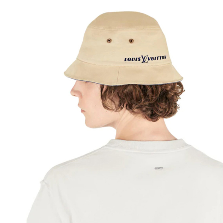 Shop LOUIS VUITTON Reversible Cotton Bucket Hat Unisex MP2440
