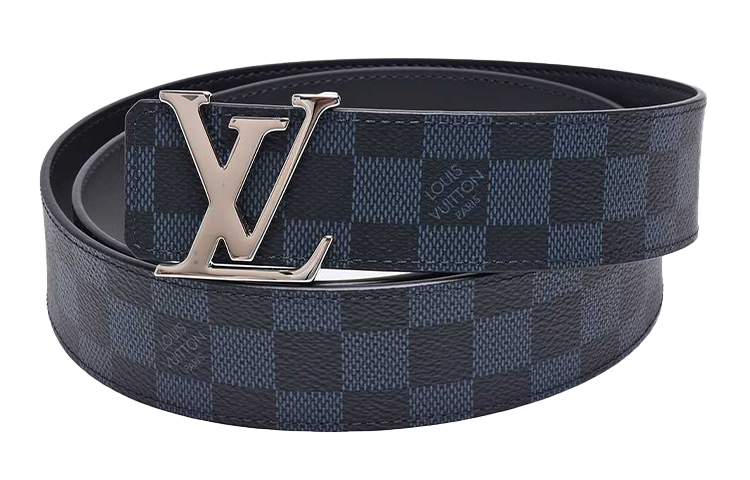 LOUIS VUITTON Reversible Leather Belt Black 4cm with Box M0087 圖 4