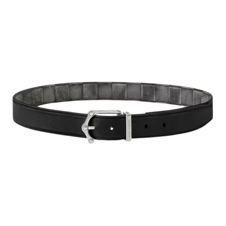 Louis Vuitton Reversible Leather Belt Grey/Black 3cm Width M4378S 圖 3