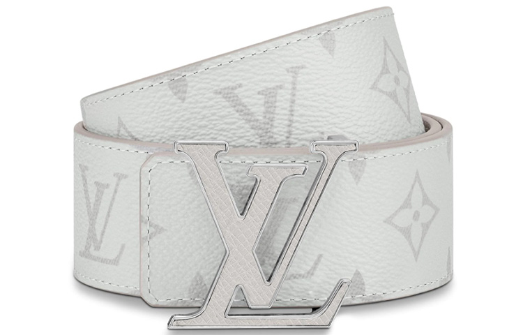 Details for 路易威登可雙面穿搭白色皮革皮帶 4cm 平滑扣 M0158