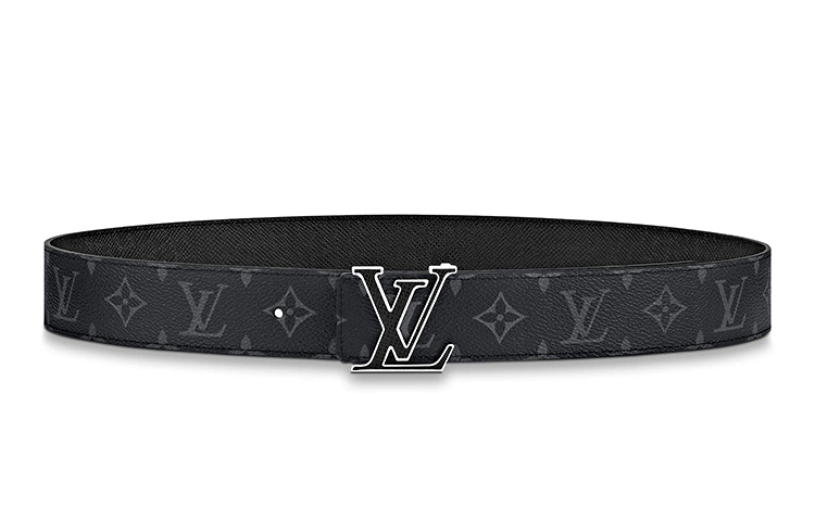 Louis Vuitton Reversible Leather Canvas Belt Black 4cm with Original Box M0157 圖 3