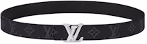 Order Cinturón Louis Vuitton Reversible de Cuero y Lona Negra 3CM Estilo. M4049U