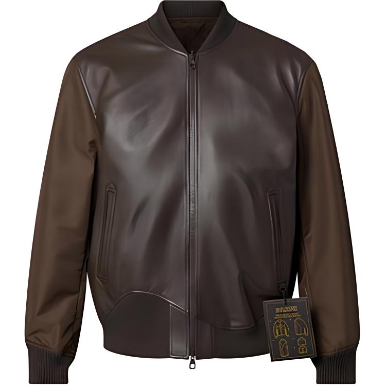 Louis Vuitton Reversible Zip-Up Jacket Brown Luxury Outerwear 1AAT5C