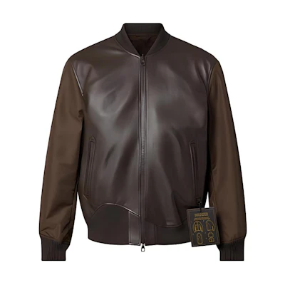 Louis Vuitton Reversible Zip-Up Jacket Brown Luxury Outerwear 1AAT5C