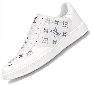 路易威登 Rivoli Monogram 帆布 休閒 時尚板鞋 男款 白色 Lookbook 路易威登 Rivoli Monogram 帆布 休閒 時尚板鞋 男款 白色