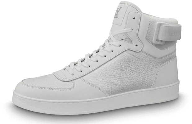 Louis Vuitton Rivoli 'White Textured Calfskin High-Top Sneaker' 1A5US Buy Louis Vuitton Rivoli 'White Textured Calfskin High-Top Sneaker' 1A5US