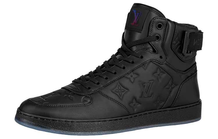 Louis Vuitton Rivoli Ankle Sneakers 'Black Monogram' 1A8K1T