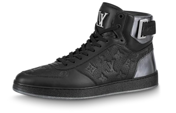 Buy ルイ・ヴィトン リヴォリ アンクル スニーカー 'ブラックモノグラムシルバー' 1A8V7U 1A8V7U