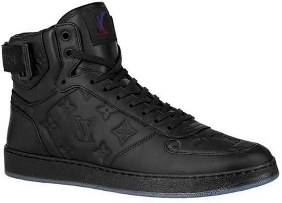 Louis Vuitton Rivoli Ankle Sneakers 'Black Monogram' 1A8K1T Order Louis Vuitton Rivoli Ankle Sneakers 'Black Monogram' 1A8K1T
