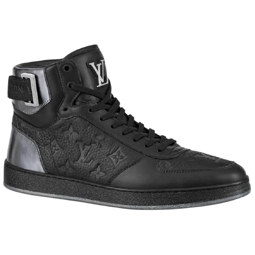 Order ルイ・ヴィトン リヴォリ アンクル スニーカー 'ブラックモノグラムシルバー' 1A8V7U 1A8V7U