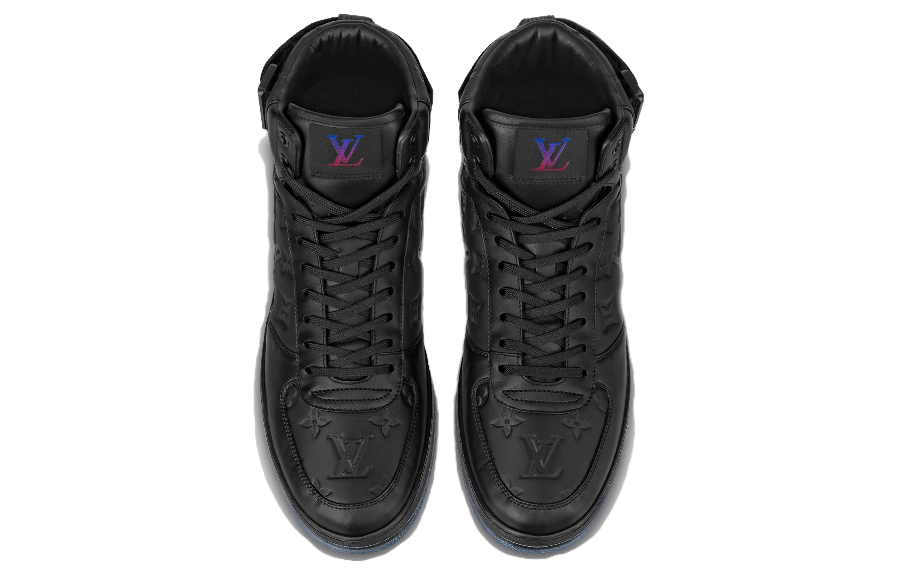 Lookbook LOUIS VUITTON 高筒 時尚板鞋 男款 黑色