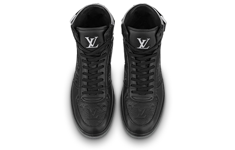 Lookbook ルイ・ヴィトン リヴォリ アンクル スニーカー 'ブラックモノグラムシルバー' 1A8V7U 1A8V7U