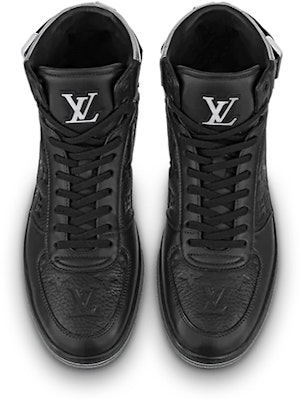 Louis Vuitton Rivoli Ankle Sneakers 'Black Monogram with Silver' 1A8V7U Lookbook Louis Vuitton Rivoli Ankle Sneakers 'Black Monogram with Silver' 1A8V7U