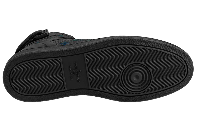 Purchase Louis Vuitton Rivoli Enkel Sneakers ''Zwart met Multi-kleur Monogram'' 1A7W8I