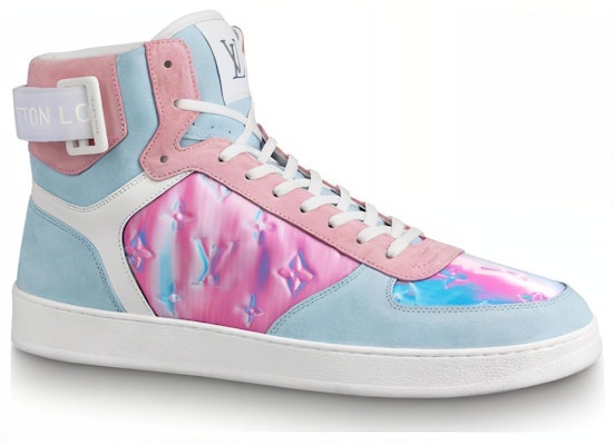 Louis Vuitton Rivoli Ankle Sneakers 'Blue Pink' 1A5HEP Order Louis Vuitton Rivoli Ankle Sneakers 'Blue Pink' 1A5HEP