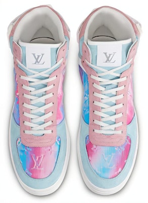 Louis Vuitton Rivoli Ankle Sneakers 'Blue Pink' 1A5HEP Shop Louis Vuitton Rivoli Ankle Sneakers 'Blue Pink' 1A5HEP
