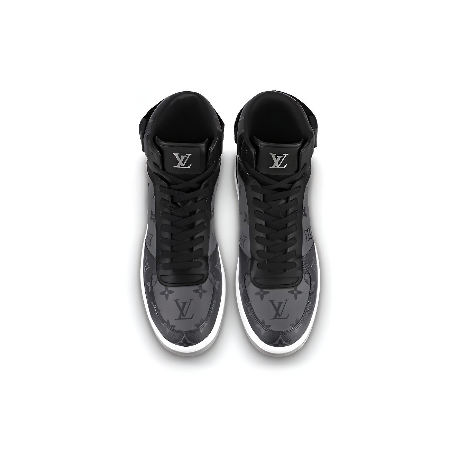 Lookbook Zapatillas Louis Vuitton Rivoli Tobillo 'Monograma Gris' 1A8EA