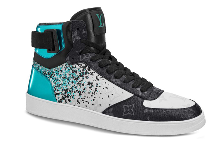 Order ルイ・ヴィトン リヴォリ スニーカー メタリックブルー×黒モノグラム 1A5YKP