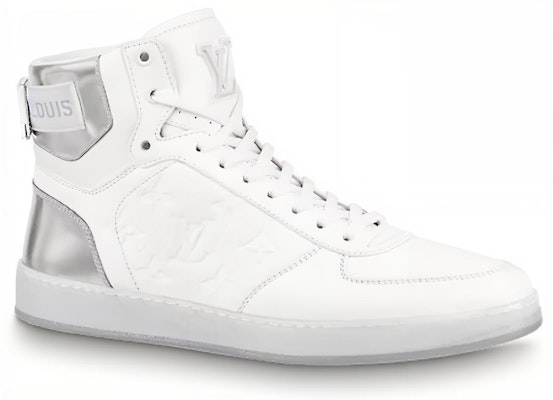 Louis Vuitton Rivoli Ankle Sneakers 'Putih Monogram dengan Perak' 1A8V86 Order Louis Vuitton Rivoli Ankle Sneakers 'Putih Monogram dengan Perak' 1A8V86