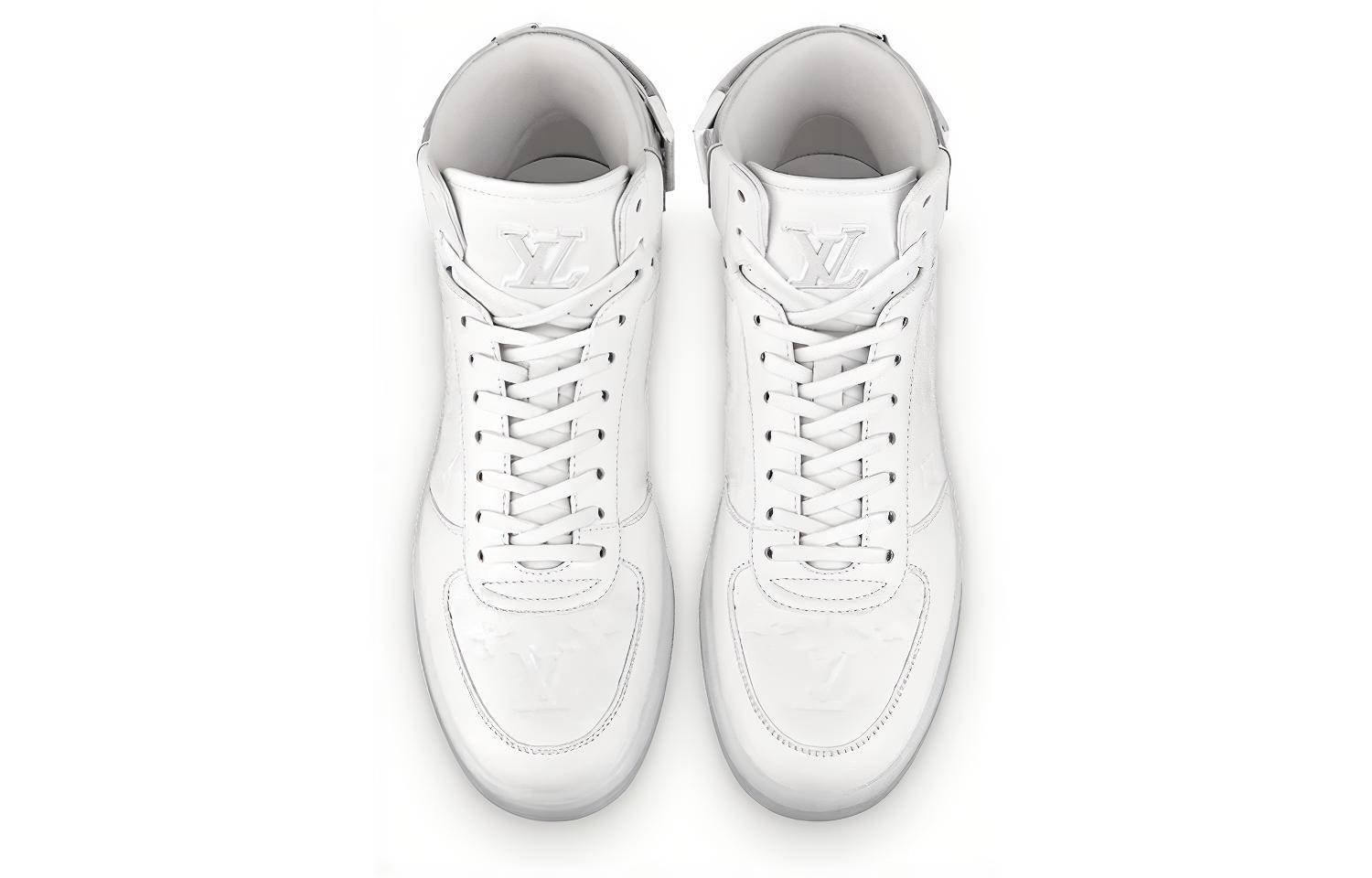 Lookbook 路易威登 Rivoli 時尚板鞋 男款 銀白